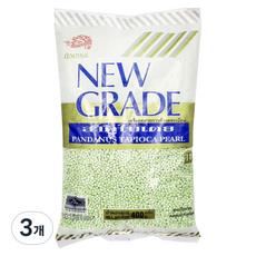 New Grade木薯粉 珍珠 綠色, 3個, 400g, 1件