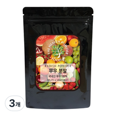 스쿨아이 무우 분말 국내산, 200g, 3개