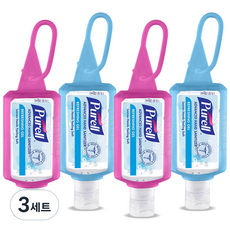 퓨렐 휴대용 손소독제 젤리랩 핑크 30ml x 2p + 블루 30ml x 2p 세트, 3세트