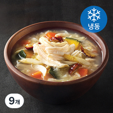 하림펫푸드 더 리얼 레시피 삼계탕 강아지 냉동 생식사료, 닭, 200g, 9개