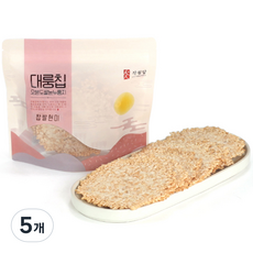 작월담 대룽칩 찹쌀현미 누룽지, 180g, 5개