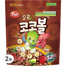 포스트 오곡 코코볼 시리얼, 1kg, 2개