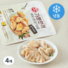 오뚜기 가뿐한끼 촉촉스팀 닭가슴살 블랙페퍼 (냉동), 100g, 4개, 1개입
