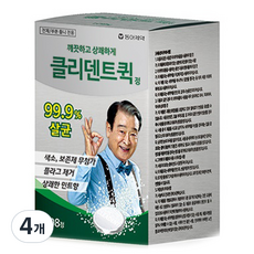 동아제약 클리덴트 정 틀니세정제, 108개입, 4개