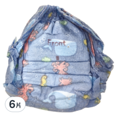 Nuby 游泳尿布 男款 體重12~17kg兒童適用, XL, 6片