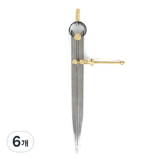 皮革工藝設備工業用設計圖紙文具圓規 中型, 6個