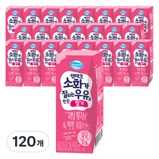 덴마크 소화가 잘되는 우유로 만든 딸기, 190ml, 120개