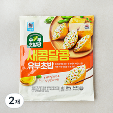 대림선 주부초밥짱 새콤달콤 유부초밥, 280g, 2개