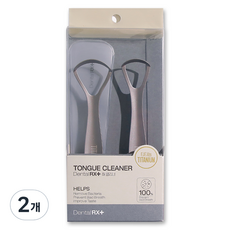 Dental RX半永久鈦金屬舌苔刷 2入, 2個, 17g