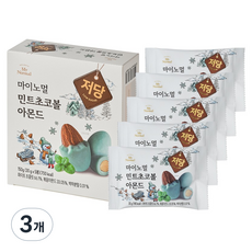 마이노멀 저당 민트초코볼 아몬드 5p, 150g, 3개