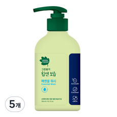 그린핑거 힘센보습 에센셜 바디워시, 5개, 300ml