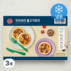 우리 아이 불고기피자 만들기 (냉동), 382g, 3개