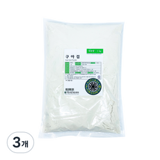 이든타운 구아검 분말, 1kg, 3개