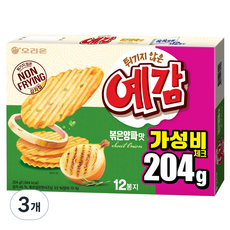 오리온 예감 볶은양파 12p, 204g, 3개