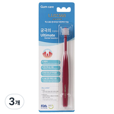 비바텍 럭스360 센서티브 잇몸케어칫솔, 3개, 1개입