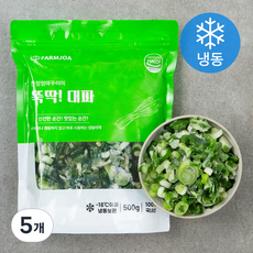 친정엄마꾸러미 뚝딱 대파 (냉동), 500g, 5개