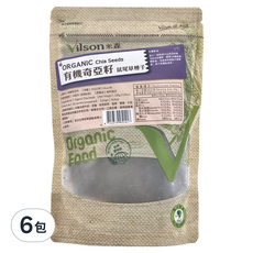 Vilson 米森 有機奇亞籽 鼠尾草種子, 200g, 6包