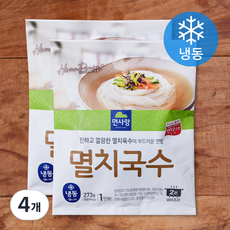 면사랑 멸치국수 1인분 (냉동), 273g, 4개