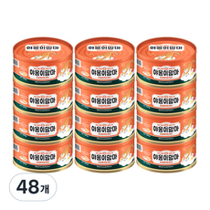 인터펫코리아 야옹이맘마 고양이 간식캔 160g, 흰살참치 + 연어 혼합맛, 48개 흰살참치 + 연어 혼합맛, 48개
