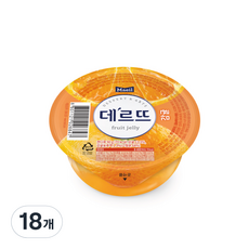 데르뜨 젤리 감귤, 90g, 18개