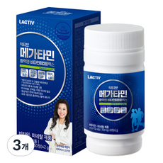 락티브 메가타민 활력엔 비타민B컴플렉스, 60정, 3개