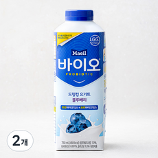 매일바이오 드링킹 블루베리, 750ml, 2개