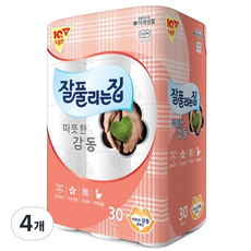 잘풀리는집 따뜻한감동 화장지, 25m, 30개입, 4개
