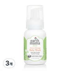 얼스마마 스위트 오렌지 베이비 워시 오렌지 앤 바닐라향, 160ml, 3개