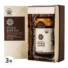 양지홍삼 농축액 068, 240g, 3개