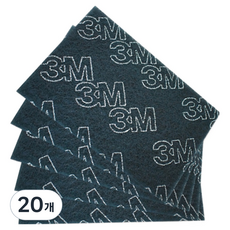 3M Scotch-Brite 百利 3M藍色工業菜瓜布 320號, 20個