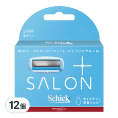 Schick 舒適牌 極Salon Plus仕女除毛刀片，5刀片, 3個, 12個