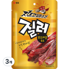 샘표 질러 부드러운 육포, 90g, 3개