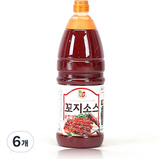 첫맛 꼬지소스 순한맛, 2.1kg, 6개