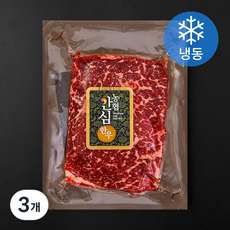 농협안심한우 슬라이스 우둔 1등급 (냉동), 3개, 100g