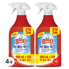 홈스타 맥스프래쉬 착 붙는 락스 스프레이, 900ml, 4개