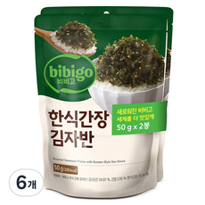 비비고 한식간장김자반, 50g, 6개