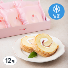 신라명과 크크롤 딸기 (냉동), 60g, 12개