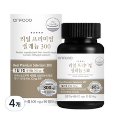 ONFOOD 硒保健補充錠, 90顆, 4罐