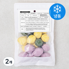 김재규우리떡연구소 굳지않는 3색 깨송편 (냉동), 500g, 2개