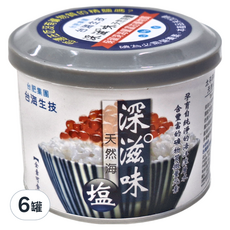 Taiwan Yes 台海生技 深滋味天然海鹽，662公尺海洋深層水, 300g, 6罐