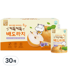 함소아 키득키득 배도라지 주스 100ml, 홍삼+배+도라지 혼합맛, 30개