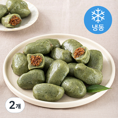 시루조아 쑥 찹쌀 송편 (냉동), 1kg, 2개