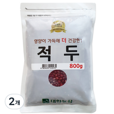 대한농산 적두 팥, 800g, 2개