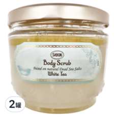 SABON 全新升級 白茶身體磨砂膏 600g 兩罐組, 2罐