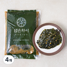 담은차이 된장깻잎 무침, 1kg, 4개