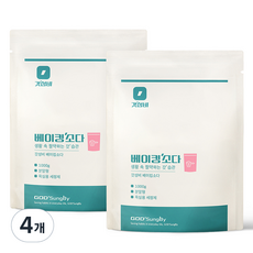 갓성비 베이킹 소다 다목적 세제 리필형, 1kg, 4개