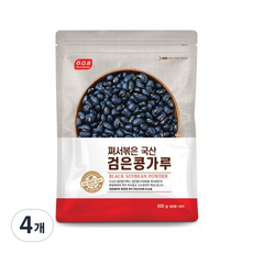 오큐비쪄서볶은 국산 검은콩가루, 4개, 500g