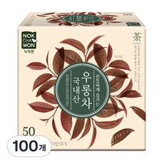 녹차원 국내산 우롱차, 1.2g, 50개입, 2개