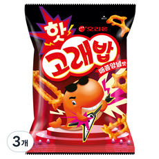 고래밥 핫 매콤양념맛, 56g, 3개