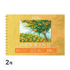 DOOSUNG PAPER Art Prince繪圖春季素描本 220g D01, 2個, 25張, B5